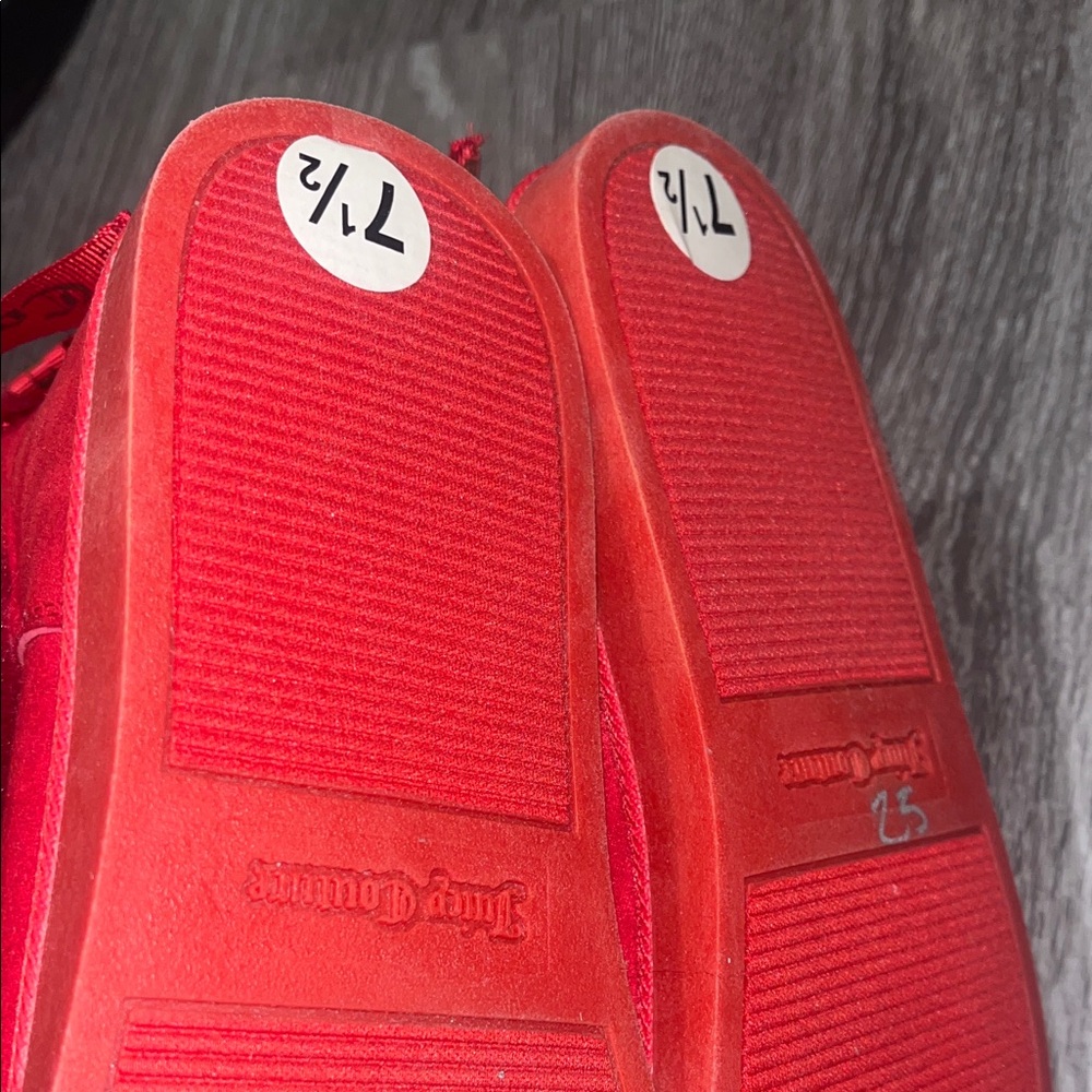 Juicy Couture Vibrant Red Fur-Lined Boots - Picture 3 of 4